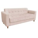 Ver imagem 2 de Sofá 3 Lugares Lívia Suede - D'Rossi - Bege