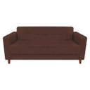 Ver imagem 1 de Sofá 3 Lugares Lívia Suede - D'Rossi - Marrom