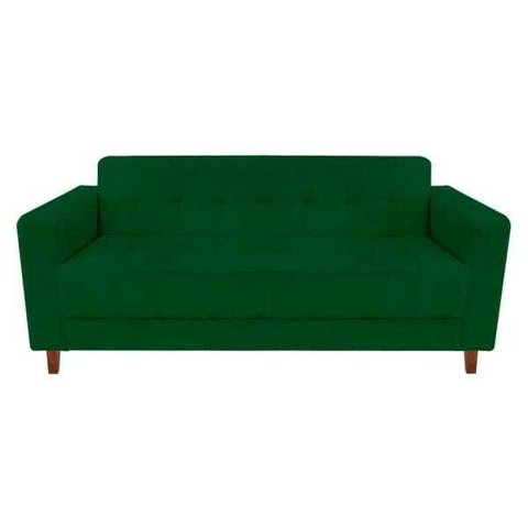 Sofá 3 Lugares Lívia Suede - D'Rossi - Verde