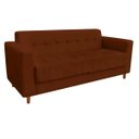 Ver imagem 2 de Sofá 3 Lugares Lívia Suede - D'Rossi - Terra