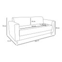 Ver imagem 6 de Sofá 3 Lugares Lívia Suede - D'Rossi - Terra