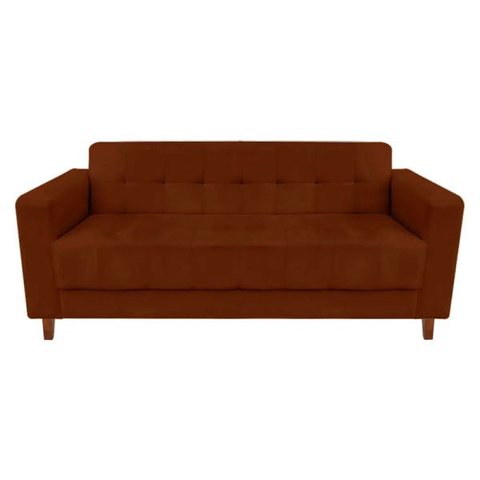 Sofá 3 Lugares Lívia Suede - D'Rossi - Terra