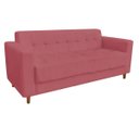 Ver imagem 2 de Sofá 3 Lugares Lívia Suede - D'Rossi - Rose