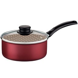 Panela Antiaderente Tramontina em Alumínio Starflon Max Turim Avulsa Vermelha 2 Litros - 1