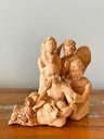 Ver imagem 2 de Escultura Presépio em Cerâmica. Artesanal Natal Anjo Jesus
