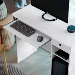 Mesa de Computador Viena Branco - 4