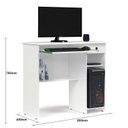 Ver imagem 6 de Mesa de Computador Viena Branco