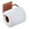 Papeleira Suporte Papel Higiênico de Parede Fixação Adesiva - Wp Connect Cobre - 1