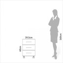 Ver imagem 4 de Gaveteiro 3 Gavetas Industrial Freijó - Dalla Costa