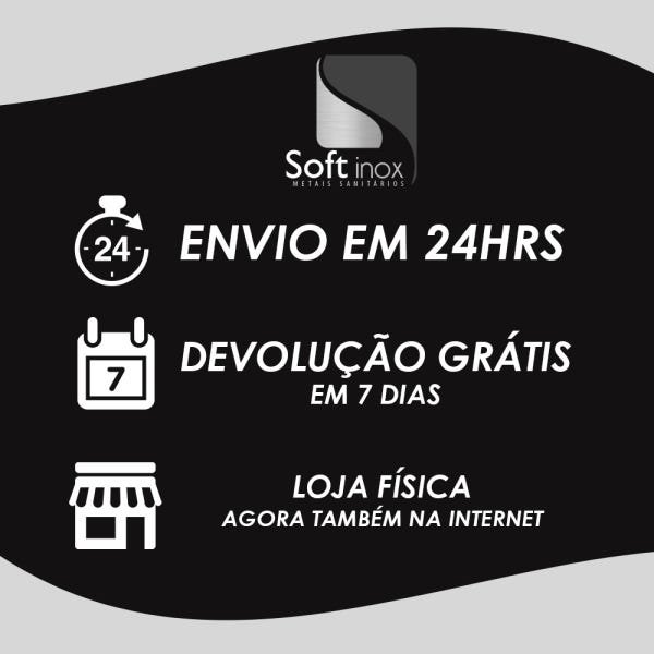 20 Mangueiras Engate Flexível Aço Inox 40 Cm 1/2 Entrada - 2