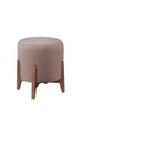 Ver imagem 1 de Puff Decorativo Banqueta Thor Luxo Veludo - Rose