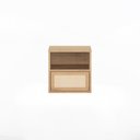 Ver imagem 1 de Mesa de Cabeceira Har Suspensa 1 Gaveta 1 Nicho 33 Cm X 36 Cm Tauari - Telinha Rattan