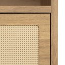 Ver imagem 7 de Mesa de Cabeceira Har Suspensa 1 Gaveta 1 Nicho 33 Cm X 36 Cm Tauari - Telinha Rattan
