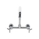 Ver imagem 4 de Torneira Misturador Cozinha Parede 1/4 de Volta Metal Cromado Duplo Comando