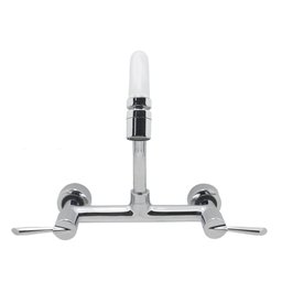 Torneira Misturador Cozinha Parede Arejador Articulado 1/4 Volta Metal Cromado - 4