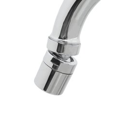 Torneira Misturador Cozinha Parede Arejador Articulado 1/4 Volta Metal Cromado - 6