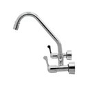 Ver imagem 4 de Torneira Pia Misturador Cozinha Parede Bica Móvel Cromado