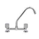Ver imagem 2 de Torneira Misturador Cozinha Bancada Arejador Articulado Metal Cromado