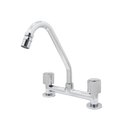 Ver imagem 1 de Torneira Misturador Cozinha Bancada Arejador Articulado Metal Cromado