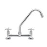 Torneira Misturador Cozinha Bancada Cromado Tubo Bica Móvel com Arejador Articulável Luxo - 2