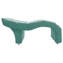 Ver imagem 7 de Maca Estofada Capitonê Clínica Salão Estética Suede Marta:Azul Tiffany