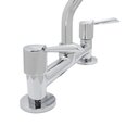 Ver imagem 5 de Torneira Misturador Cozinha Mesa Bica Móvel com Arejador Articulado Metal Cromado Luxo
