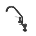 Ver imagem 2 de Torneira Misturador Cozinha Mesa Bica Móvel 1/4 Volta Grafite Luxo