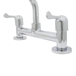 Torneira Misturador Cozinha Bancada Bica Móvel com Arejador Articulável Cromado Luxo - 4
