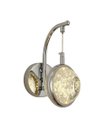 Ver imagem 1 de Arandela 12×20cm 7w 3000k 700lm Bivolt Metal Cromado + Cristal