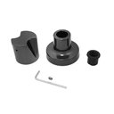 Ver imagem 6 de Acabamento de Registro de Pressão e Gaveta Preto Grafite Fosco Padrão Deca C41