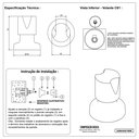 Ver imagem 7 de Acabamento de Registro de Pressão e Gaveta Preto Grafite Fosco Padrão Deca C41