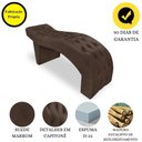 Ver imagem 4 de Maca Estofada Capitonê Clínica Salão Estética Suede Eduarda:Marrom