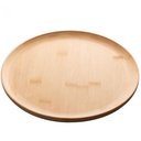 Ver imagem 1 de Prato de Bambu 27cm Lyor Raso Bandeja Redonda Jantar Almoço Petiscos