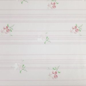 Papel de Parede rosa flores vermelha e rosa claro