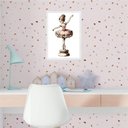 Ver imagem 2 de Quadro Infantil Bailarina Caixinha de Música 24x18cm:madeira Branca