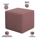 Ver imagem 5 de Poltrona de Amamentação com Balanço e Puff Ravena W01 Suede Rosê - Lyam Decor