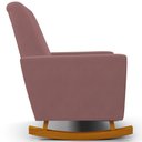 Ver imagem 6 de Poltrona de Amamentação com Balanço e Puff Ravena W01 Suede Rosê - Lyam Decor