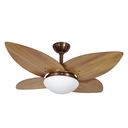Ver imagem 1 de Ventilador de Teto Infinity Lótus Chocolate 4 Pás Freijó 220V+Controle 1025