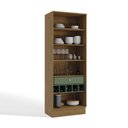 Ver imagem 5 de Cristaleira Cozinha 80cm 02 Portas de Vidro Botanic Kappesberg