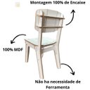Ver imagem 2 de Cadeira Econômica Ecológica de Encaixe Mdf para Sala Estudo