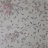 Papel de Parede lavável floral com rosas e folhas prateada - 2