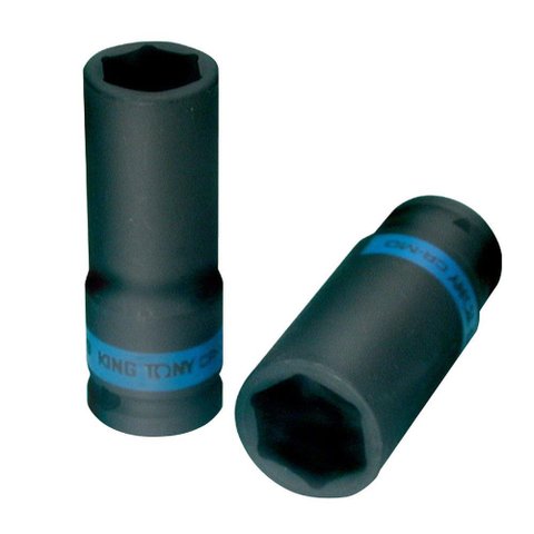 Soquete de Impacto Extra Longo 1/2" 18mm - 443518 - King Tony