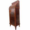 Ver imagem 4 de Livreiro Rústico com Marchetaria - 144x53x39cm Prime Home Decor 37314