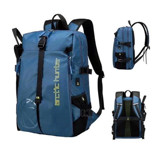 Mochila Esportiva Basquete Viagem Masculina Feminina Reforçada Arctic Hunter B00391 Azul petróleo