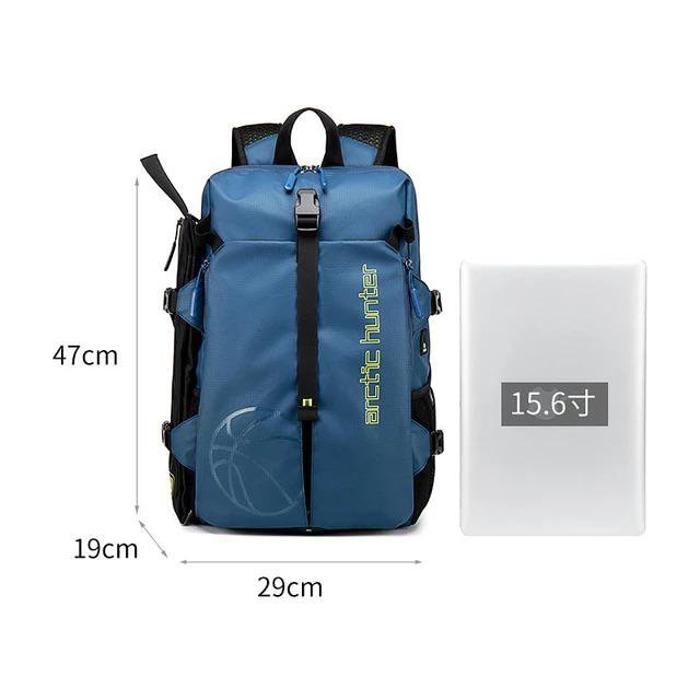 Mochila Esportiva Basquete Viagem Masculina Feminina Reforçada Arctic Hunter B00391 Azul petróleo - 4