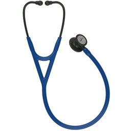 Estetoscopio 3m Littmann Cardiology Iv 6168 Azul com Preto e Conector Preto - 1