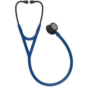 Estetoscopio 3m Littmann Cardiology Iv 6168 Azul com Preto e Conector Preto