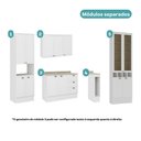 Ver imagem 4 de Armário de Cozinha Completa com Balcão Milla Plain Carraro Branco