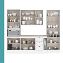 Ver imagem 6 de Armário de Cozinha Completa com Balcão Milla Plain Carraro Branco