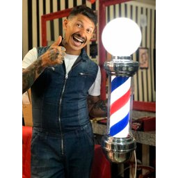 Barber Pole Poste De Barbeiro Com Globo 75cm 110v - 4
